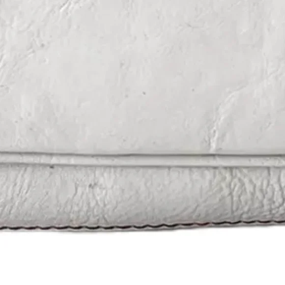 FRANCO SARTO Genuine Textured Leather Off White Satchel Handbag - Picture 12 of 16